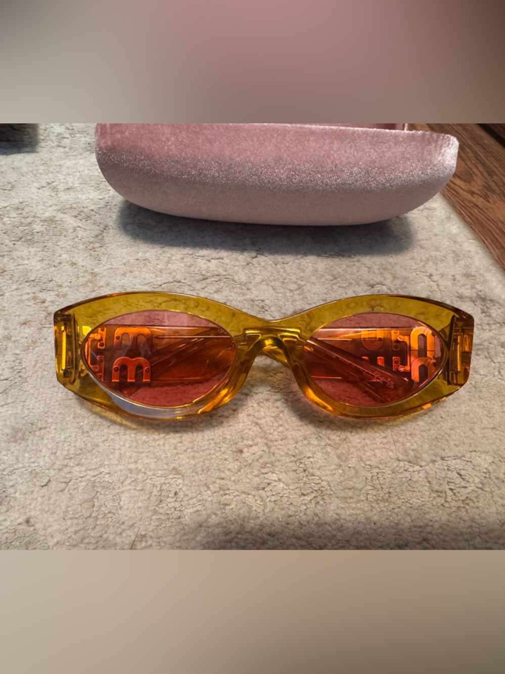 Miu Miu sunglasses with case